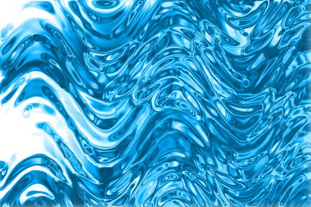 abstract blue water background generated by the computerの写真素材