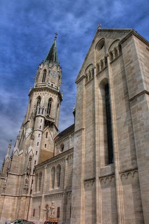 nice historical building in the Austria in Vienna の写真素材