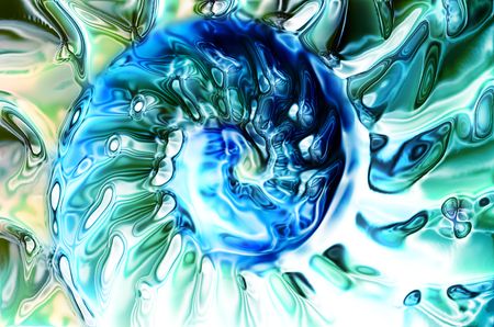 abstract blue background generated by the computer の写真素材