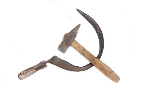 symbols of USSR on the white background の写真素材