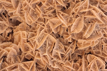 brown mineral background from the sahara rosesの写真素材