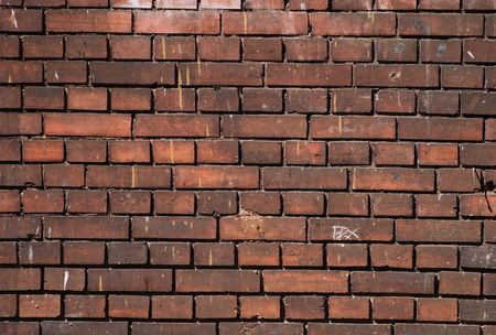 very nice brickwall from the red bricksの写真素材