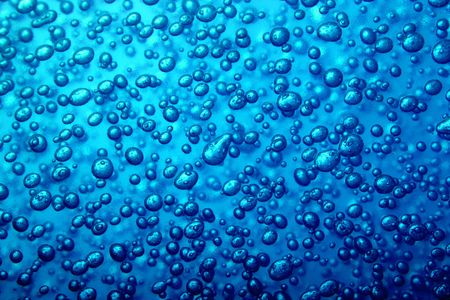 very nice and blue water bubble textureの写真素材