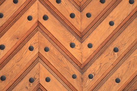 very old wood texture from the castle doorの写真素材