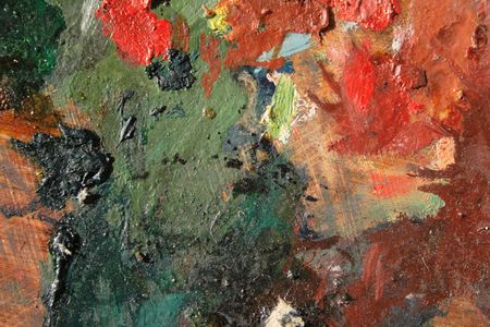 abstract muliticolor background from the old paletteの写真素材