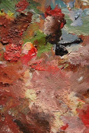 abstract muliticolor background from the old paletteの写真素材