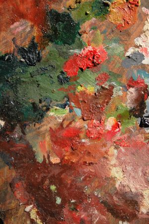 abstract muliticolor background from the old paletteの写真素材