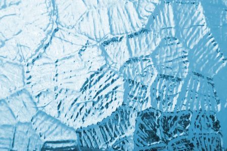 very nice blue ice background from the glassの写真素材