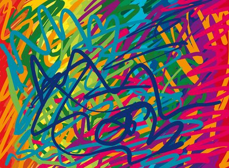 abstract color background generated by the computerの写真素材