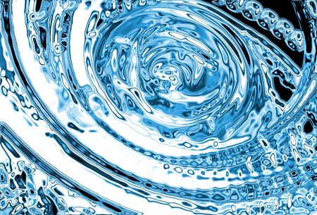 abstract water background generated by the computerの写真素材
