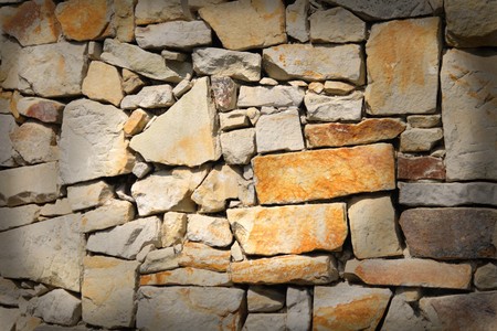 wall texture from the old castle as material backgroundの写真素材
