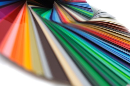 color palette isolated on the white background の写真素材