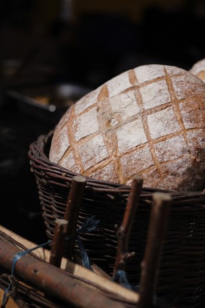 czech bread as very nice food backgroundの写真素材