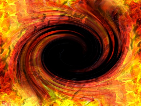 Abstract fire background generated by the computerの写真素材