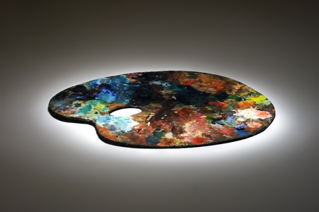 nice color palette in the dark night の写真素材