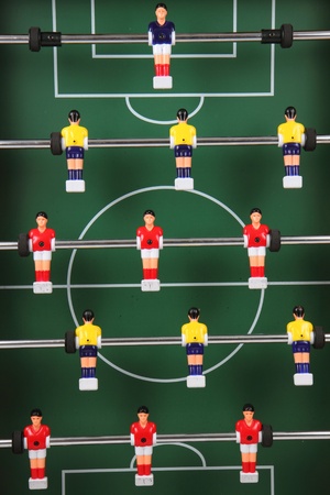table soccer game as nice sport backgroundの写真素材