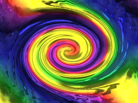 color rainbow texture generated by the computer の写真素材
