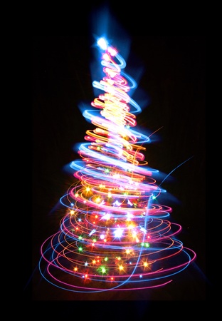 christmas tree as very nice holiday background の写真素材