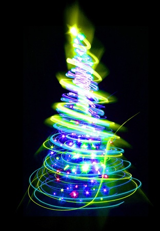 christmas tree as very nice holiday background の写真素材
