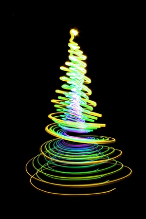 christmas tree as very nice holiday background の写真素材