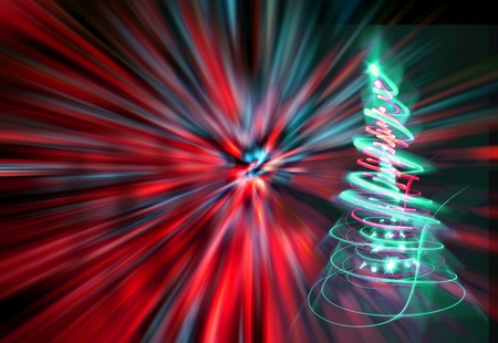 christmas tree as very nice holiday background の写真素材