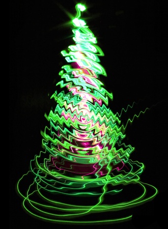 christmas tree as very nice holiday background の写真素材