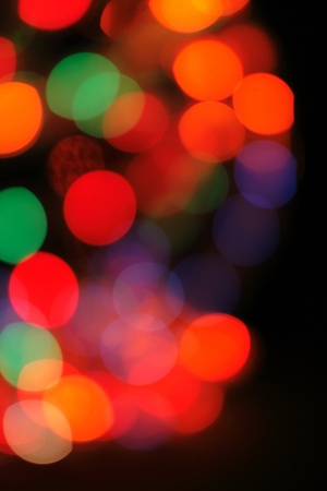 abstract color background from the christmas lights の写真素材