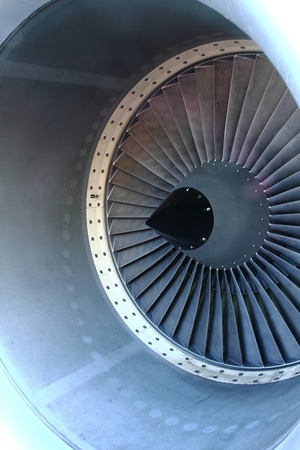 airplane turbine background