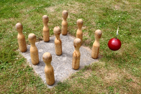 russian bowling as great relax sport activityの写真素材