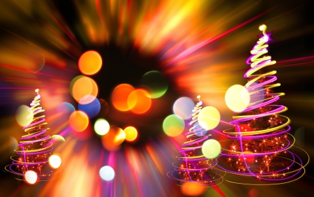 christmas tree from the xmas lights as nice holiday backgroundの写真素材