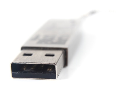 USB drive isolated on the white background