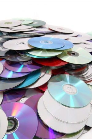 CD and DVD as very nice technology background