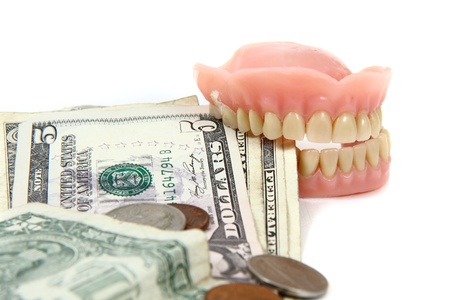 dollars and inflation isolated on the white background