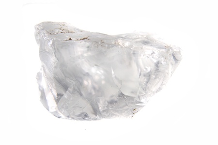 natural diamond isolated on the white backgroundの写真素材