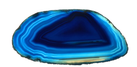 agate gem isolated on the white backgroundの写真素材