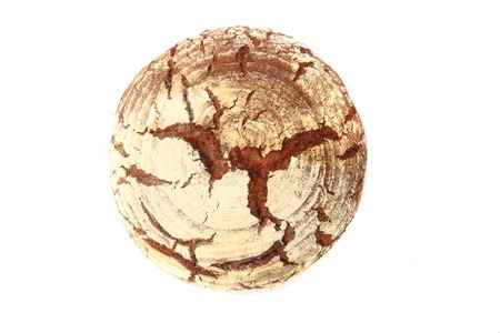 czech bread isolated on the white background