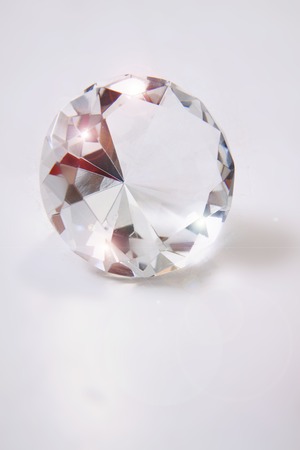 nice diamond isolated on the white background