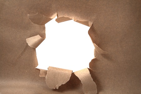 big paper hole as very easy backgroundの写真素材