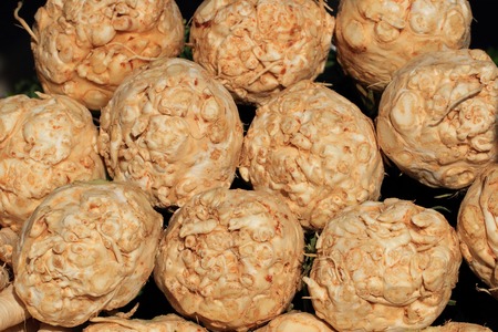 celery root as nice food vegetable background