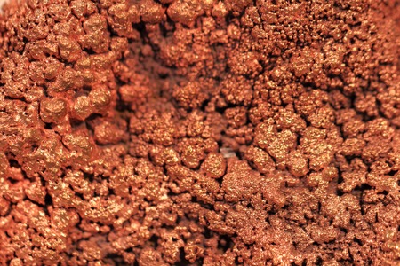 detail of natural copper texture as nice backgroundの写真素材