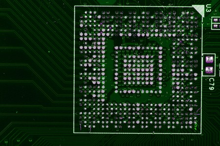 computer chip texture as abstract technology background