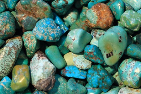 turqoise blue mineral texture as natural backgroundの写真素材