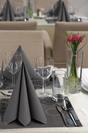 wedding table as very nice holiday backgroundの写真素材