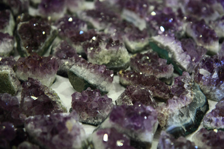 amethyst gemstone mineral as nice natural background