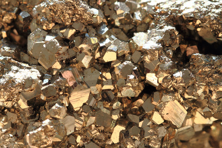 chalcopyrite texture as very nice mineral natural background