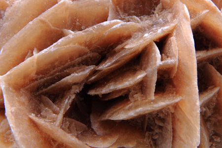 desert rose mineral as natural mineral backgroundの写真素材