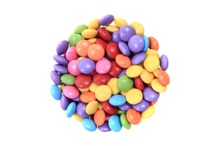 color round candy as sweet sugar backgroundの写真素材