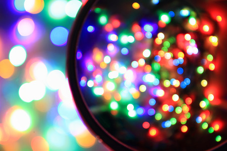 color christmas lights as very nice holiday background