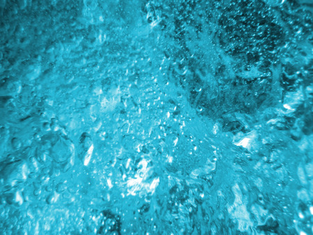 blue water bubble and oxygen texture background