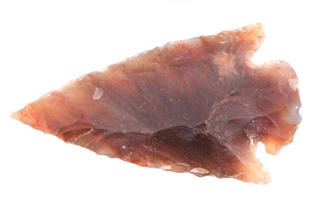 prehistory arrow isolated on the white background